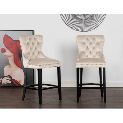 Cantu Yes Upholstered Bar Stool