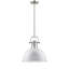 Luminaire suspendu dôme en acier à intensité variable 1 lumière Calico-595977832-595977828