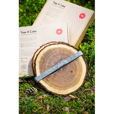 Wood Round 24 Piece Coaster Set