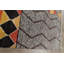 Tapis unique en laine noué à la main gris / noir nouvel âge 7 pi 8 po x 10 pi 3 po