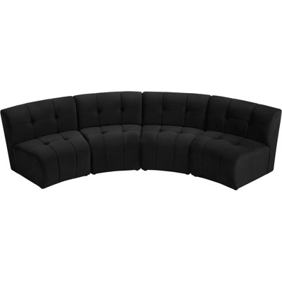Jedson Velvet Sectional Symmetrical