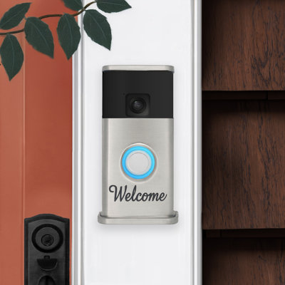 Welcome Video Doorbell Cover - Ring Battery Doorbell (2024 Release) Compatible
