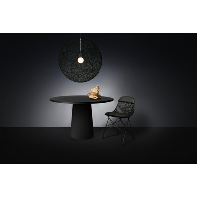Container Round Pedestal Dining Table