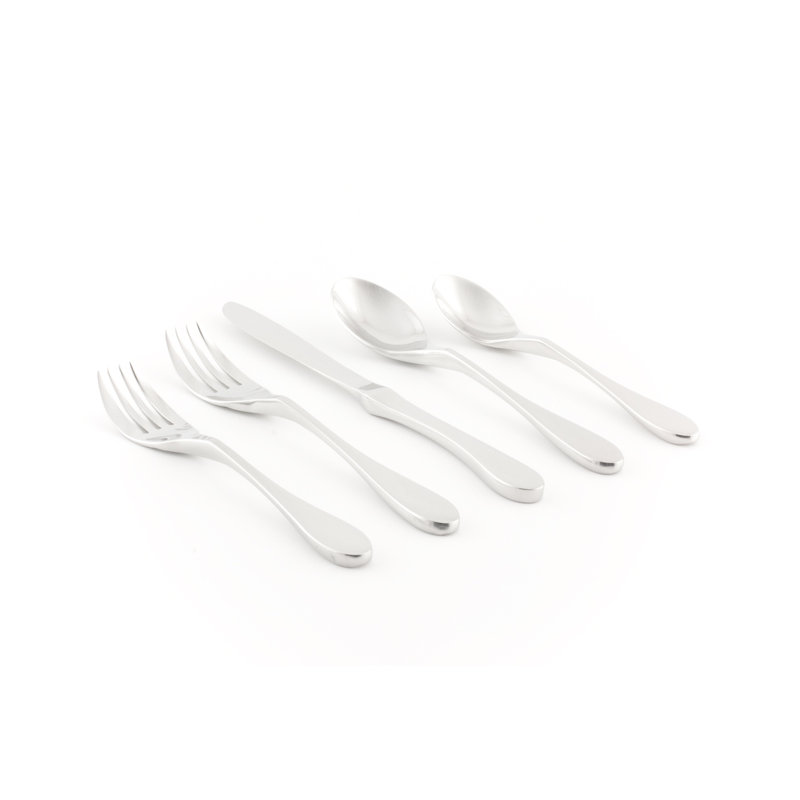 Ensemble de couverts de 20 articles pour quatre personnes, Brillant