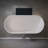 63" Freestanding Solid Surface Bathtub, Luxury Engineered Stone Resin Freestanding Soaking Bathtub With Overflow And Pop-Up Drain For Contemporary Bathroom, Glossy White