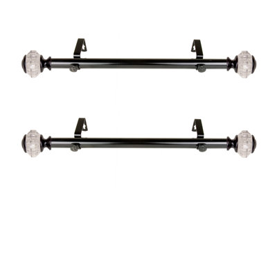 Stainless Steel Adjustable Single Curtain Rod