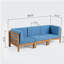 Ensemble de canapé 3 pièces Oana, bleu-1489681551