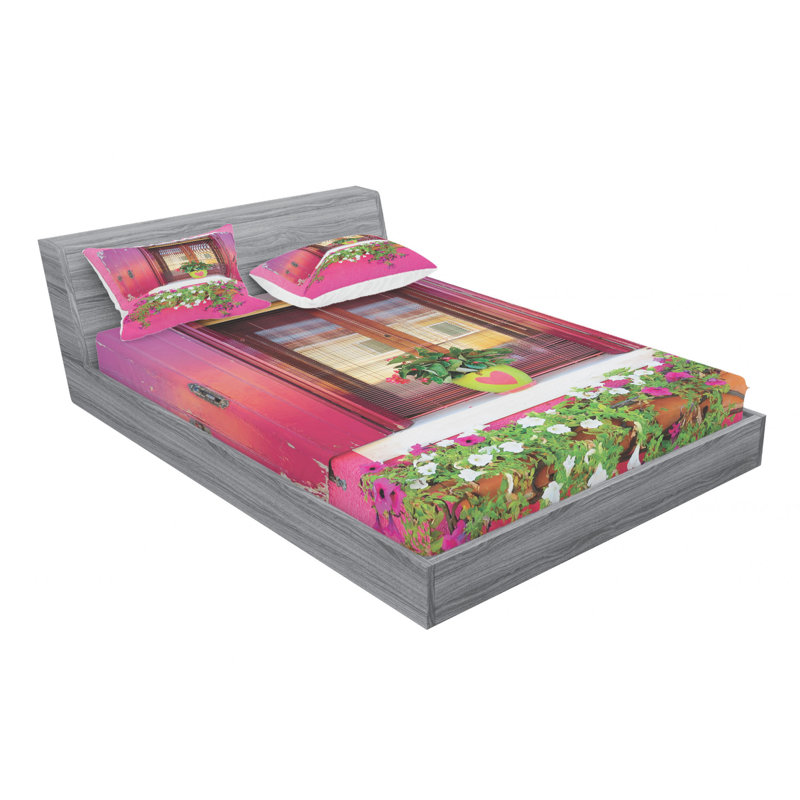 Microfiber Sheet Set, Full Sheet Set with Fitted Sheet