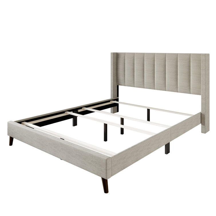 Bralee Upholstered Wingback Bed