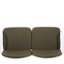Ensemble de 3 fauteuils de jardin avec structure et coussins en polypropylène blanc - 2 fauteuils club, 1 fauteuil antirouille, léger, design ergonomique, structure et coussins respirants, idéal pour recevoir.