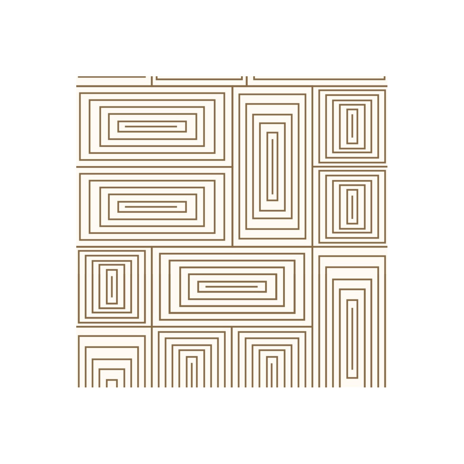 10' L x 25" W Wallpaper Roll, Coffee/Cream