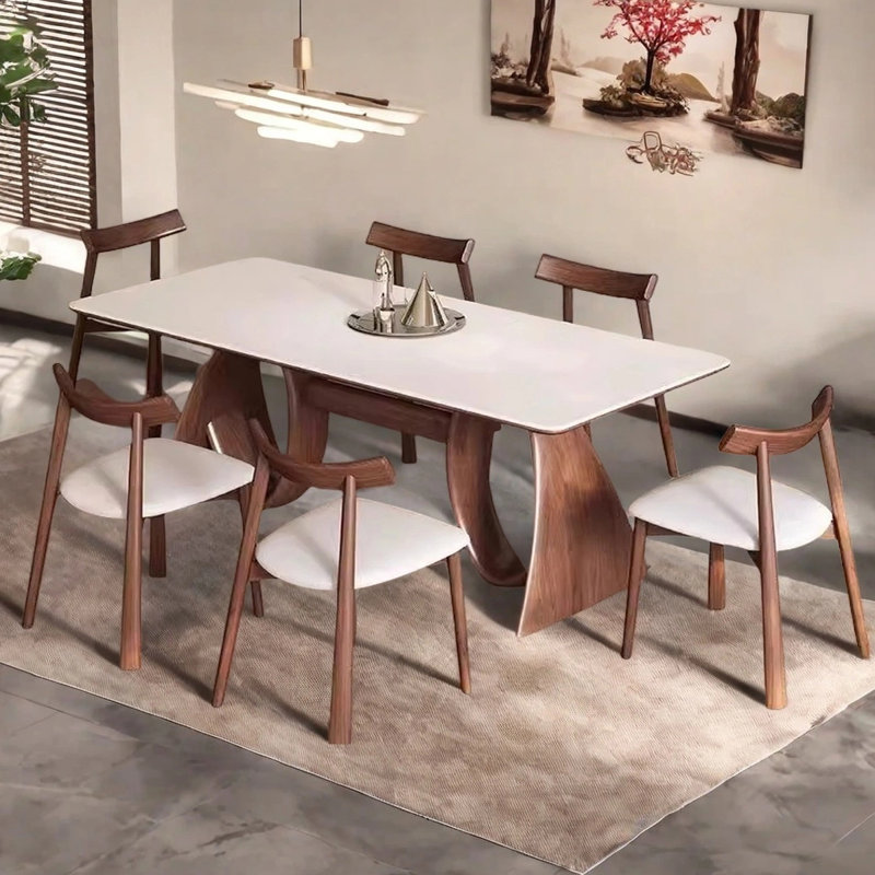 Table de salle à manger rétro et simple, H 29,53 po x L 70,87 po x l 35,43 po