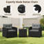 Patio Bistro Set with Cushions and Pillows-913455406