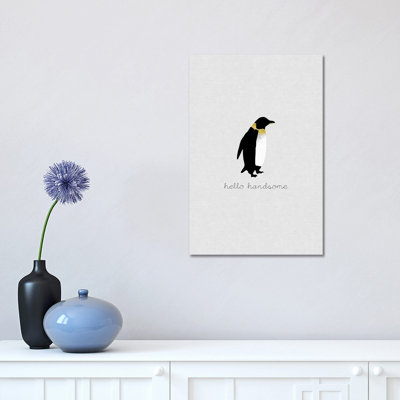 Hello Handsome - Wrapped Canvas Print