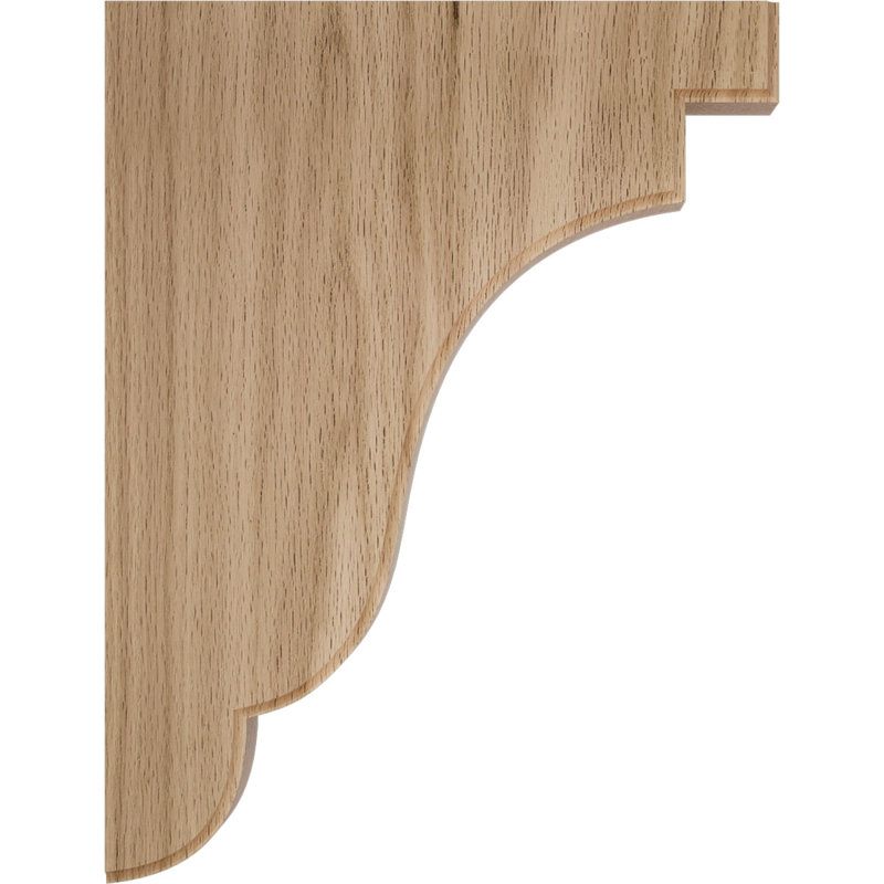 Support Bedford, Chêne rouge, 1,75 po X P 7,25 po X P 9,5 po H