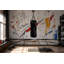 Papier peint de boxe, sac de boxe amovible, décoration murale graffiti-129447149-129447156