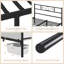 Metal Bed Frame with Headboard/Under-Bed Storage-872035661-855442435