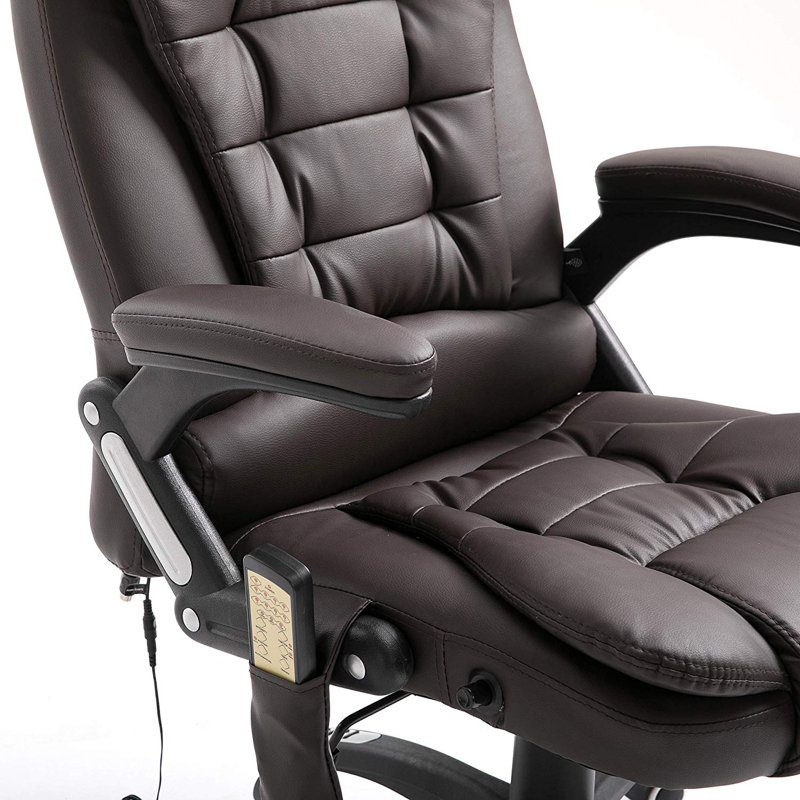 Mannion Executive Chair with Headrest, Brown