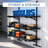 Heavy Duty Garage Wall Shelving & Shipping Container Shelving - 3-Tier Adjustable Metal Storage Rack with Hanging Shelf Brackets, No-Drill Vertical Storage for 43.3"/55.1" Frame Spacing