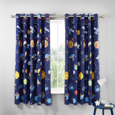 Lost In Space 66X72 Inch Curtains