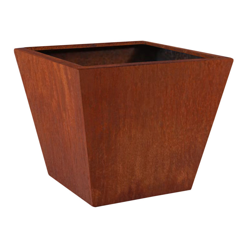 Robynn Metal Pot Planter, 10" H x 12" W x 12" D