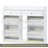 Modern Shoe Cabinet With 4 Flip Drawers, Multifunctional 2-Tier Shoe Storage Organizer With Drawers, Free Standing Shoe Rack For Entrance Hallway-1559950014