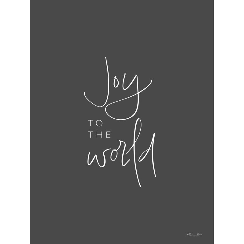 «Joy to the World» par Susan Ball, H 18 po x l 12 po