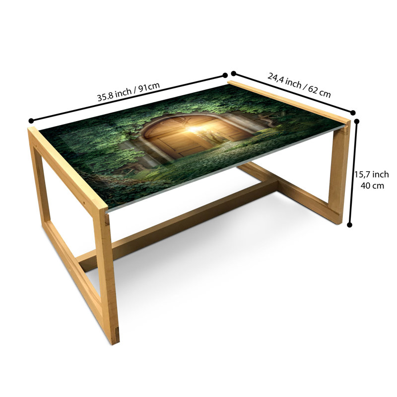 Jahan Sled Coffee Table, 90cm H x 62cm W x 40cm D