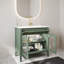 Meuble-lavabo sur pied 36 po avec rangement à détecteur de mouvement et verre à motifs Farmhouse-2050074100