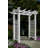 58'' W x 28'' D Vinyl Arbor in White
