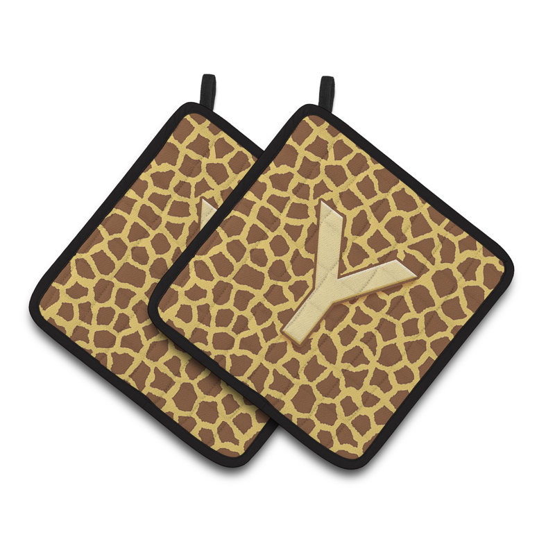 Brown/Yellow manique (ensemble de 2), Y