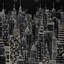 Illustrative City Towers - Toile de bureau beige pour la décoration intérieure