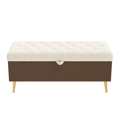 Banc de rangement avec repose-pieds Modern Modern