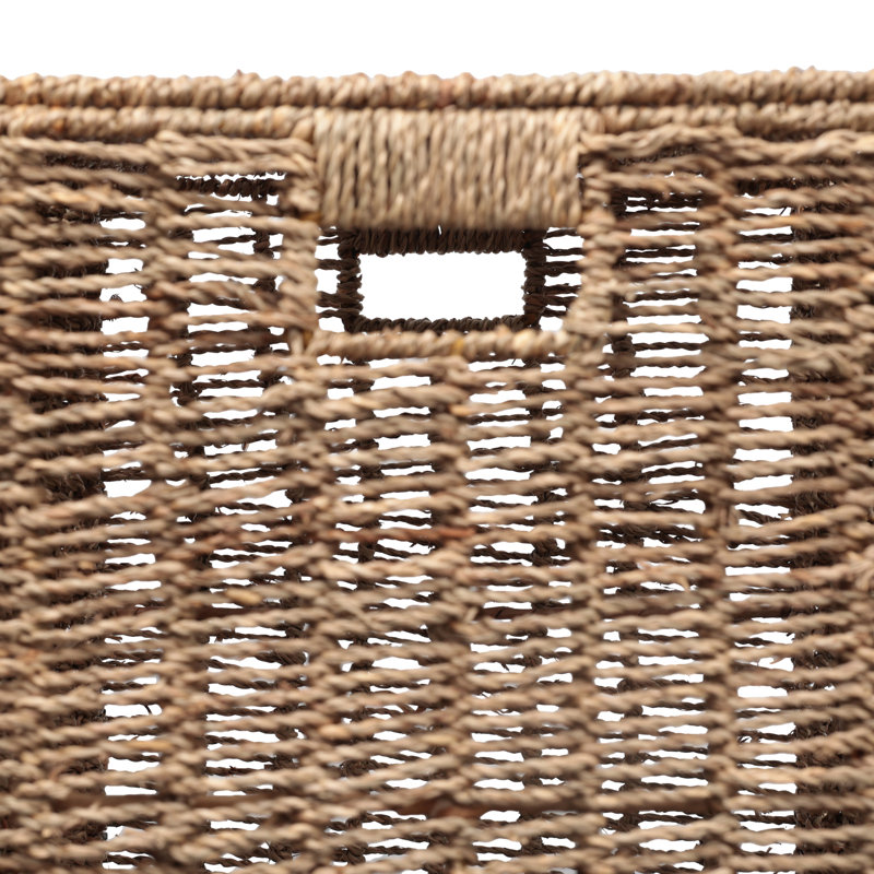 Panier à linge Reed Coastal Bohemian, H 17,72 po x l 23,62 po x P 17,72 po