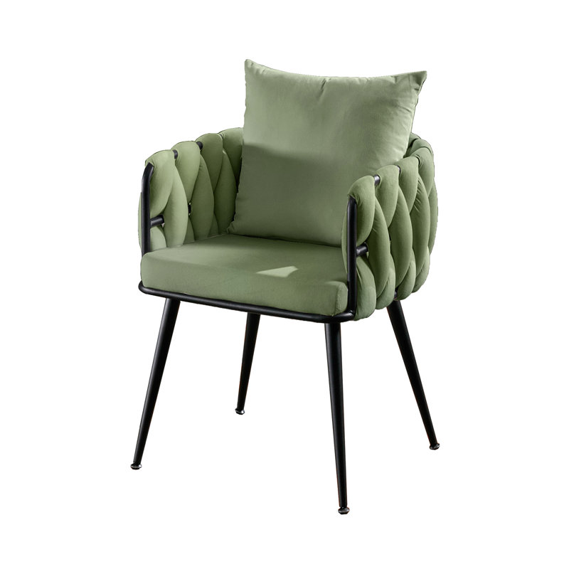 18'' H Tufted Upholstered Armchair
