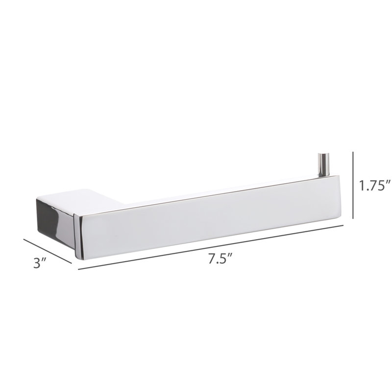 Wall Mounted Toilet Paper Holder, Chrome