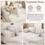 Boneless 71'' Oversized Double Chaise Lounges Indoor, Cloud Upholstered Boneless Couch Bed
