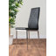 Chowchilla Minimalist Chrome And Glass Dining Table Set with 6 Quilted Faux Leather Chairs-1177488558