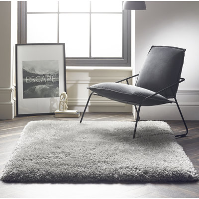 Halcomb Solid Colour Shag Area Rug