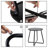 Adelynn Iron Top End Table-579526592