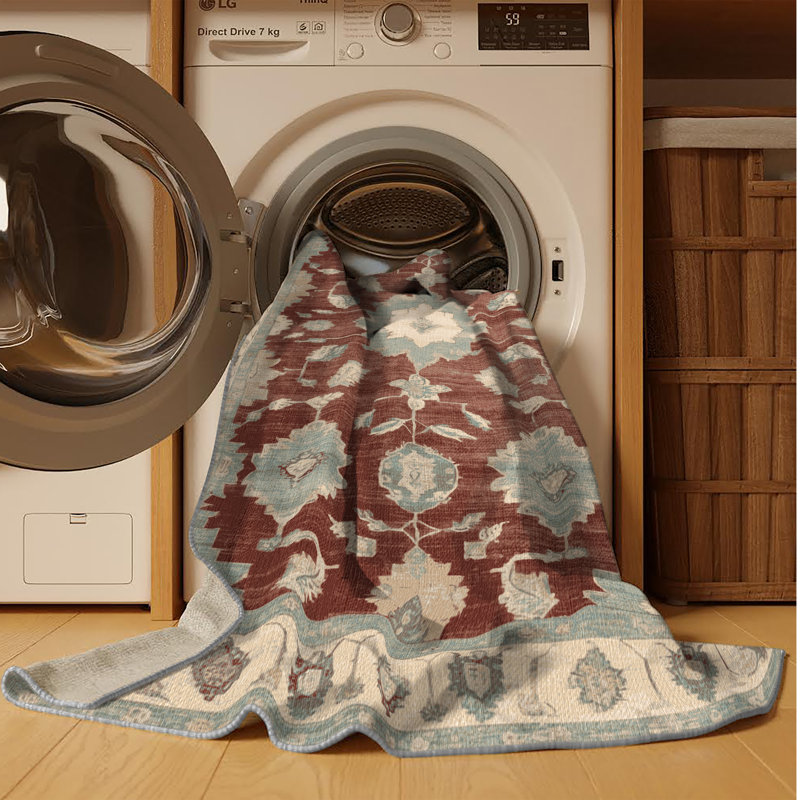 Machine Washable Overdyed Gray Area Rug, Rectangle 2' x 3'