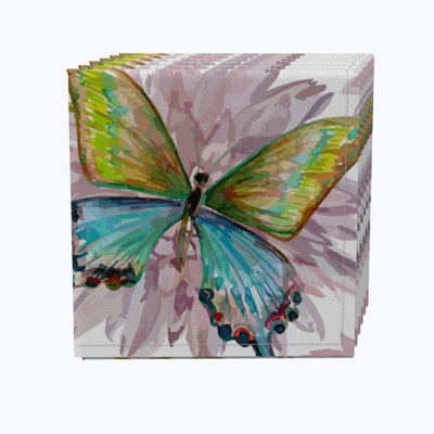 Pember 100% Cotton Animals/Nature Square Napkin