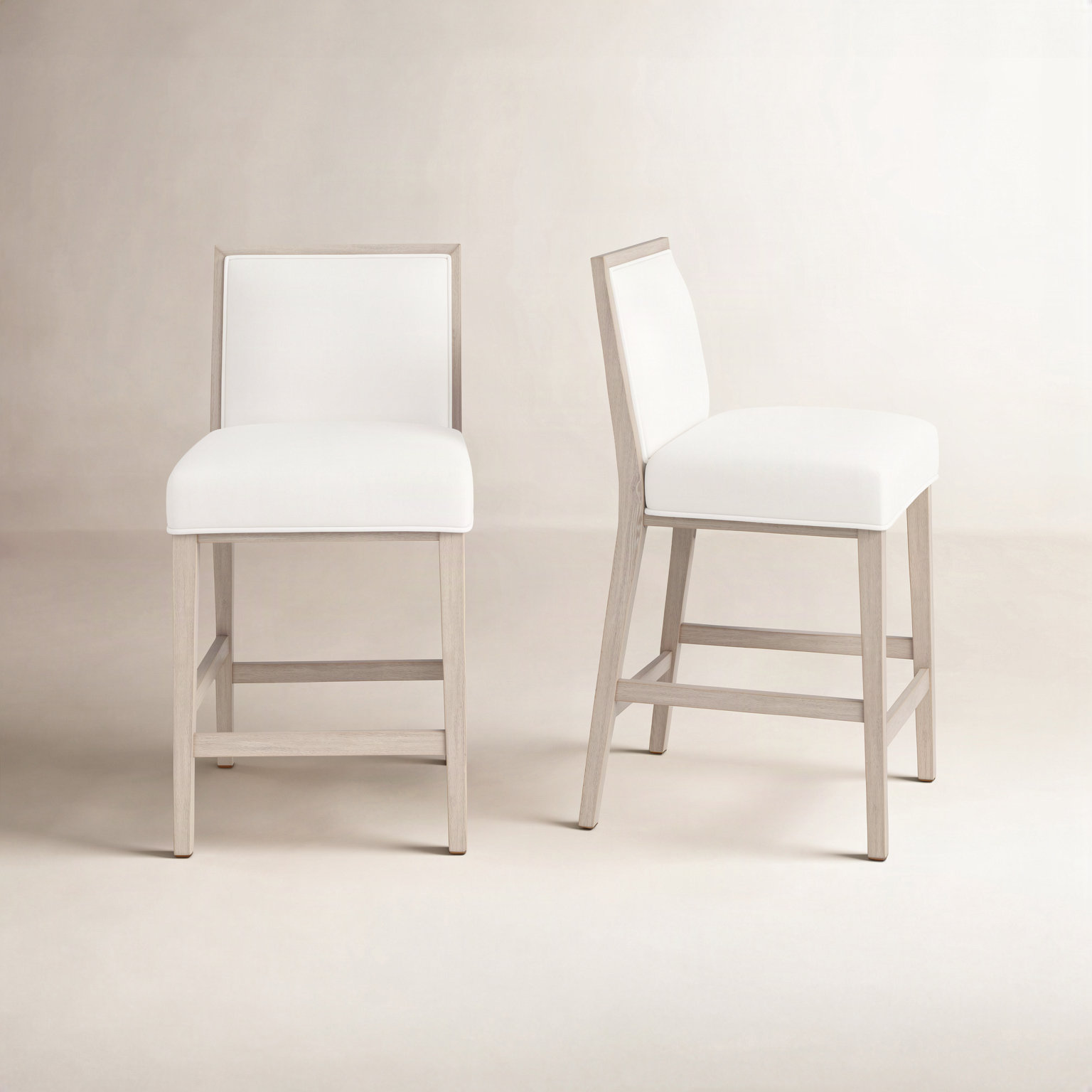 Temara 26.5" Bar Stool, Pearl