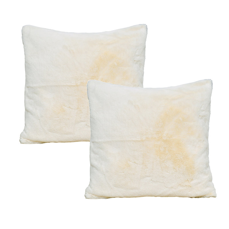Solid Faux Fur Pillow Cover, Erget