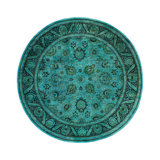Overdyed One-of-a-Kind 9' 1" X 9' 1" Hand Knotted Area Rug