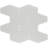 Long Hex 10.60in.x11 in. Glass Mosaic Tile-102317158