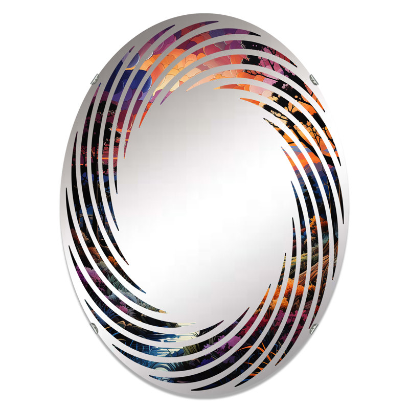 Miroir mural oval, 29,5 po x 19,6 po