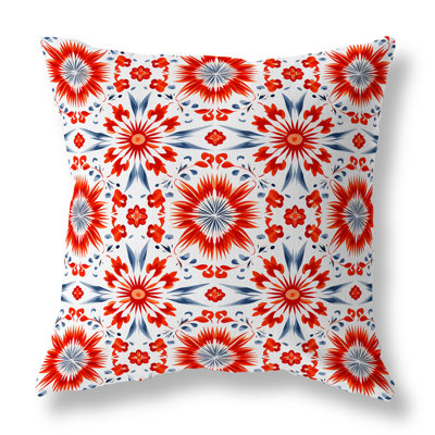 Batik Bliss Outdoor Reversible Throw Pillow