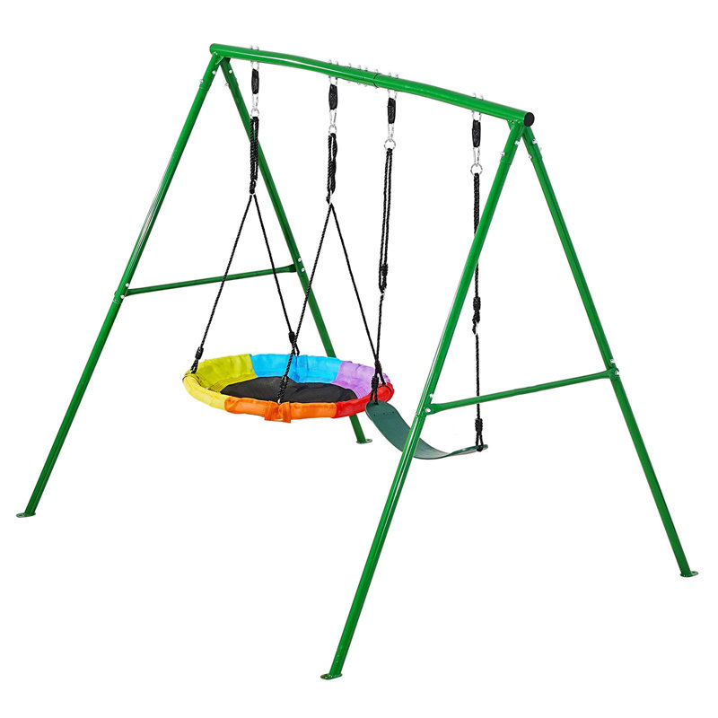 VEVOR Steel Swing Set