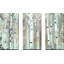 Spring Birch Meadow - Ensemble de 3 peintures sur toile tendue-1303190200